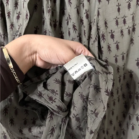 VIVIENNE WESTWOOD Anglomania Button Up Long Sleeve Blouse Top Shirt - Picture 9 of 9